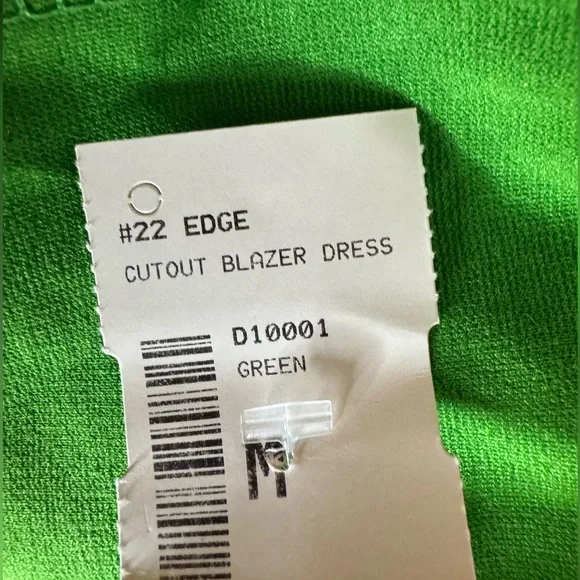 Green Cut Out Blazer Dress - Picture 8 of 9